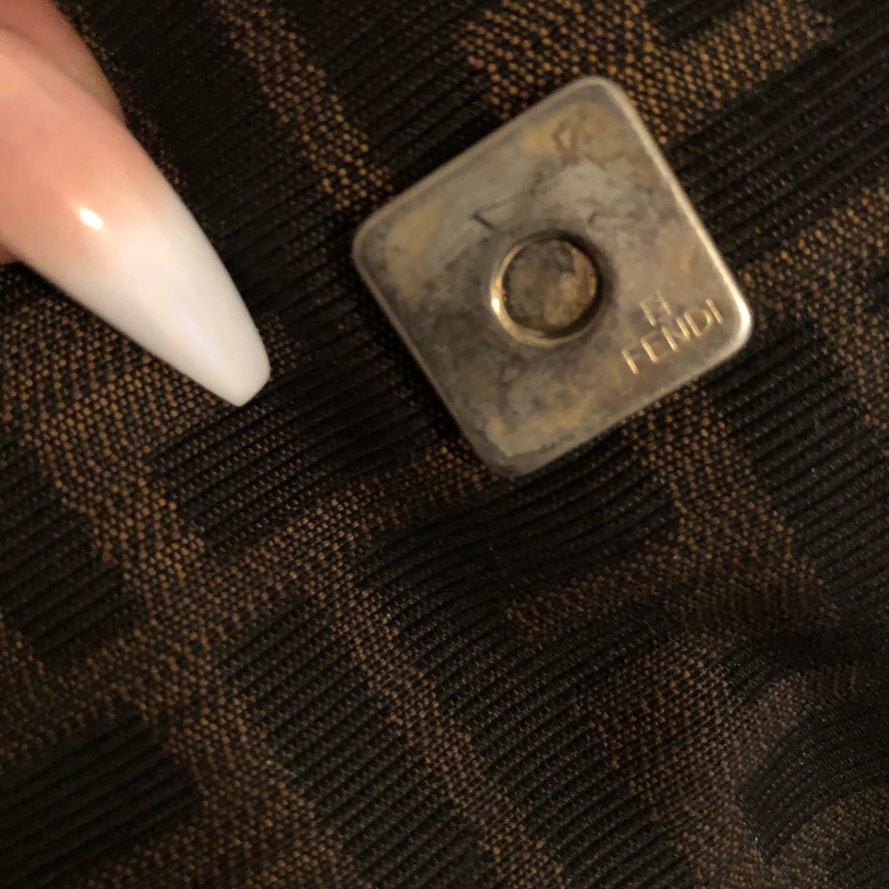 Fendi Zucca Large Flap Shoulder Bag Authentic‼️ - Picture 6 of 8